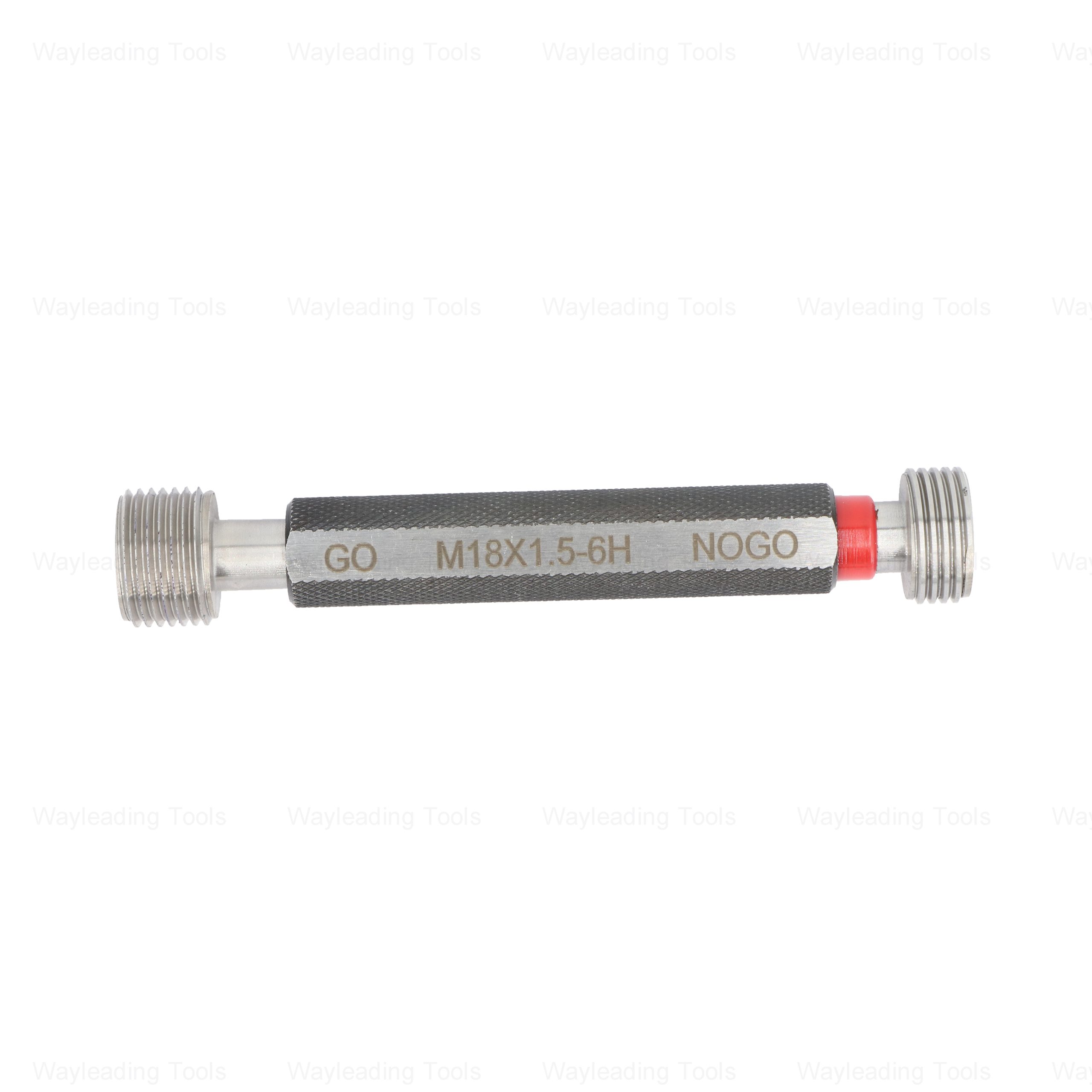 High-Precision Metric Thread Plug Gauge – 6H Class, GO & NO-GO Ends