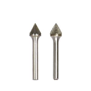 » Math J-60 Gradd Côn Twngsten Carbide Rotari Burr