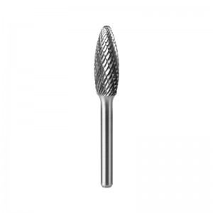» Kalite H flanm dife tengstèn Carbide Rotary Burr